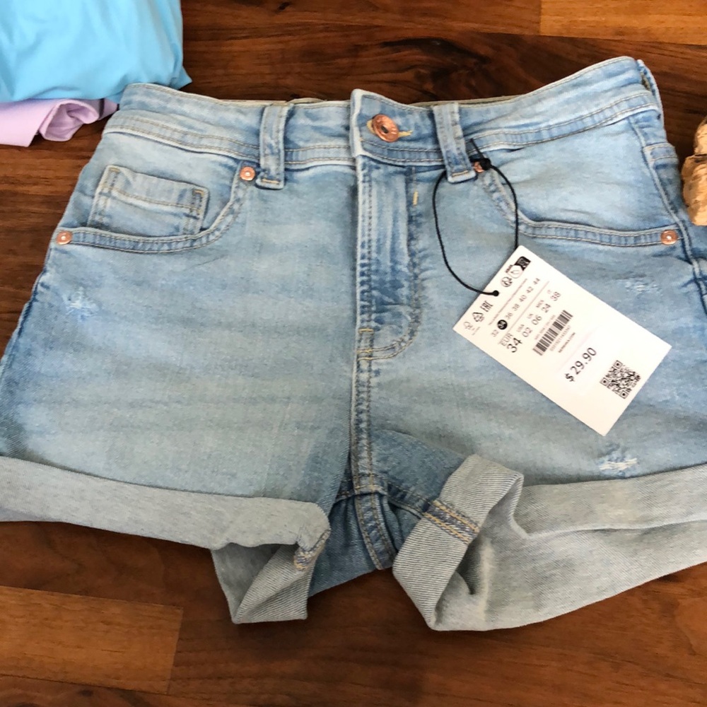 Brand New with tags Bershka jean shorts!